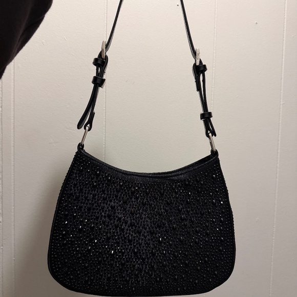 Embellished Sparkly Shoulder Purse - Picture 3 of 7
